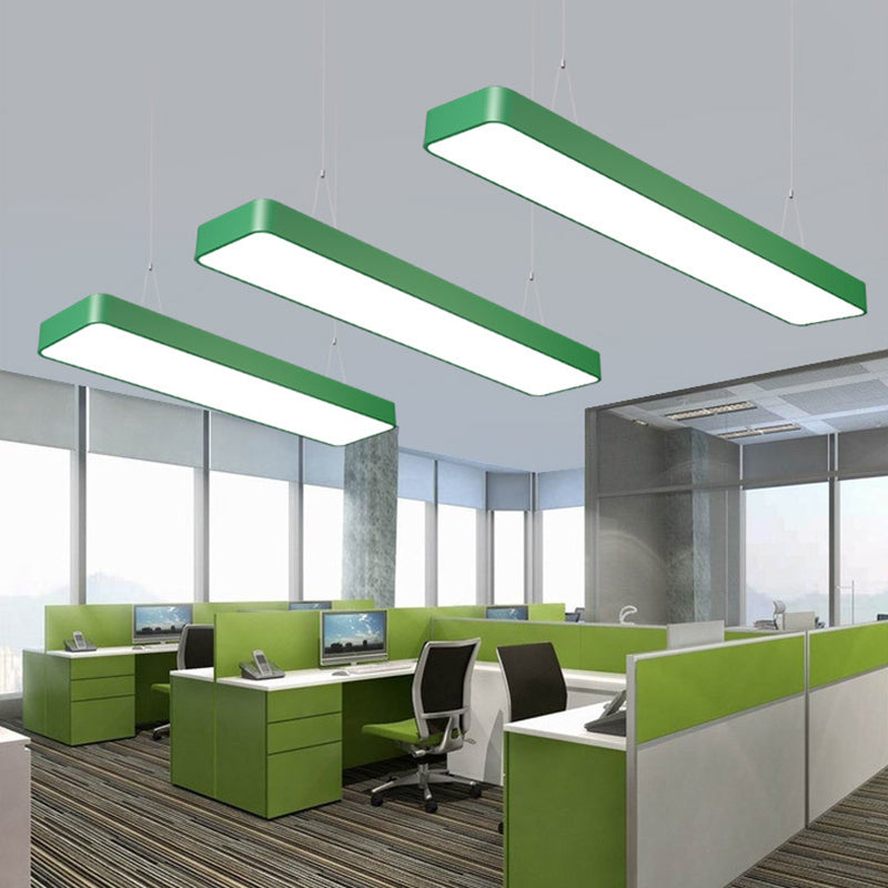 Rectangle Chandelier Light Kit Contemporary Acrylic LED Playroom Ceiling Pendant Green Clearhalo 'Ceiling Lights' 'Chandeliers' Lighting' options 2010872_985ab09c-6aa8-449f-9592-26dd9016f802