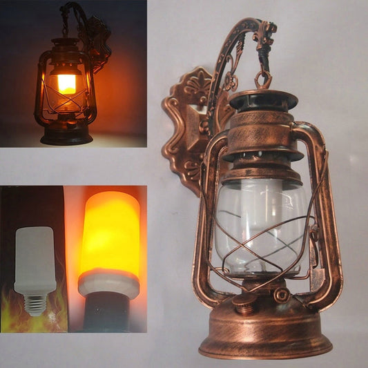 1 Light Wall Mount Lamp Industrial Style Clear Glass Kerosene Metal Wall Lighting Ideas Copper B Clearhalo 'Art deco wall lights' 'Cast Iron' 'Glass' 'Industrial wall lights' 'Industrial' 'Middle century wall lights' 'Modern' 'Rustic wall lights' 'Tiffany' 'Traditional wall lights' 'Wall Lamps & Sconces' 'Wall Lights' Lighting' 2011529