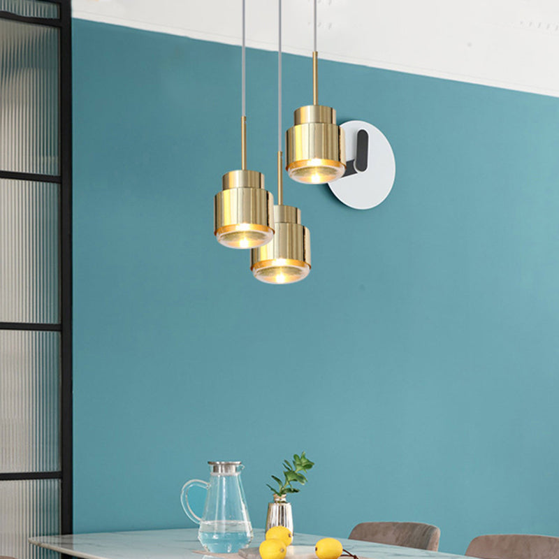 Nordic 1 Head Drop Lamp Brass Grenade Suspension Lighting Fixture with Metal Shade Clearhalo 'Ceiling Lights' 'Modern Pendants' 'Modern' 'Pendant Lights' 'Pendants' Lighting' 2011619