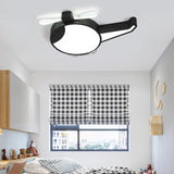 Cartoon Flat Helicopter Ceiling Mount Light Acrylic LED Ceiling Fixture for Amusement Park Clearhalo 'Ceiling Lights' 'Close To Ceiling Lights' 'Close to ceiling' 'Flush mount' Lighting' 201169