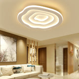 Living Room Flower LED Flushmount Light Acrylic Eye-Caring White Ceiling Lamp White Clearhalo 'Ceiling Lights' 'Close To Ceiling Lights' 'Close to ceiling' Lighting' 201451