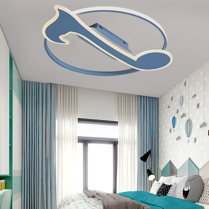 Nordic Musical Note Ceiling Mount Light Acrylic Candy Colored Ceiling Lamp for Kindergarten Clearhalo 'Ceiling Lights' 'Close To Ceiling Lights' 'Close to ceiling' 'Flush mount' Lighting' 201533