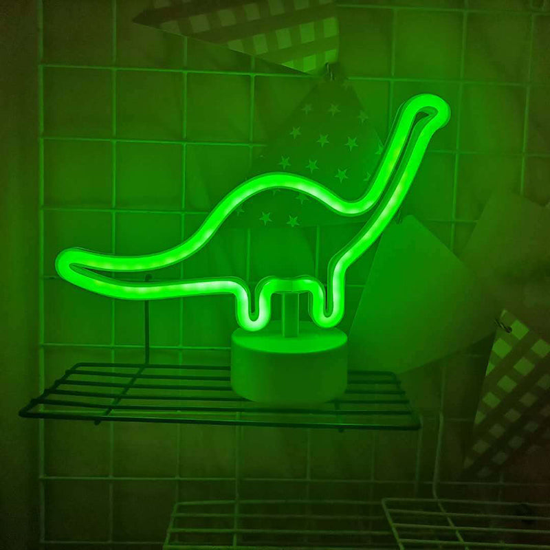 Dinosaur Table Light Minimalist Plastic LED White Nightstand Lighting for Boys Bedroom Clearhalo 'Night Lights' 'Wall Lights' Lighting' 2016837