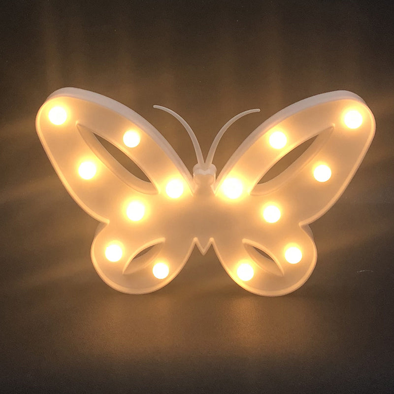 Geometrical Wall Night Light Minimalist Plastic Battery Operated LED Nightstand Lamp White Clearhalo 'Night Lights' 'Wall Lights' Lighting' 2018010