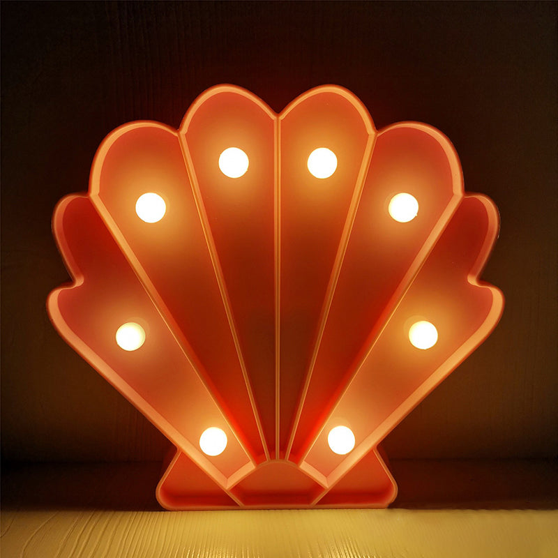 Simple Animal Nightstand Lighting Plastic Children Bedroom LED Night Lamp Pink C Clearhalo 'Night Lights' 'Wall Lights' Lighting' 2018089