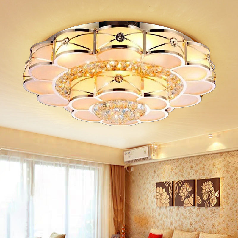 Glass bedroom ceiling deals lights