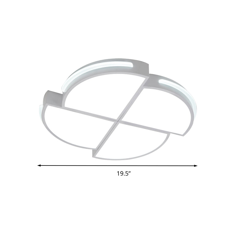 Simple Style Ceiling Light Fixture with Windmills Shade Acrylic Flush Mount Ceiling Fixtures Light for Balcony Clearhalo 'Ceiling Lights' 'Close To Ceiling Lights' 'Close to ceiling' 'Flush mount' Lighting' 202049