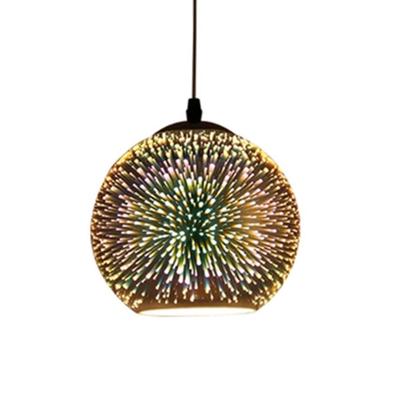 Textured Glass Global Drop Lamp Contemporary 1 Head Pendant Lighting Fixture in Gold Gold A Clearhalo 'Ceiling Lights' 'Glass shade' 'Glass' 'Modern Pendants' 'Modern' 'Pendant Lights' 'Pendants' Lighting' 2025094