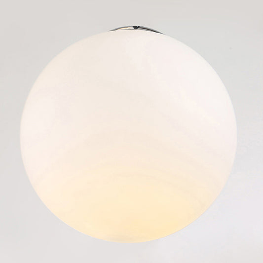 Orb Cream Glass Multi Light Pendant Modernist White Ceiling Suspension Lamp for Living Room Clearhalo 'Ceiling Lights' 'Modern Pendants' 'Modern' 'Pendant Lights' 'Pendants' Lighting' 2025392