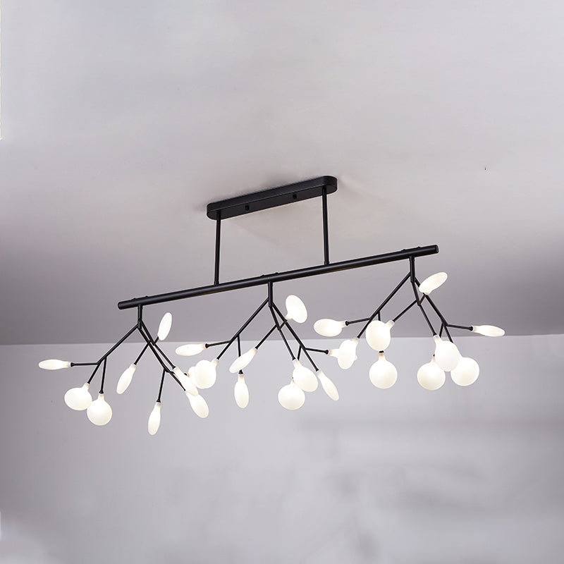 Metal Linear Island Light Fixture Modernist LED Pendant Lamp with Branching Design Clearhalo 'Ceiling Lights' 'Island Lights' Lighting' 2026497