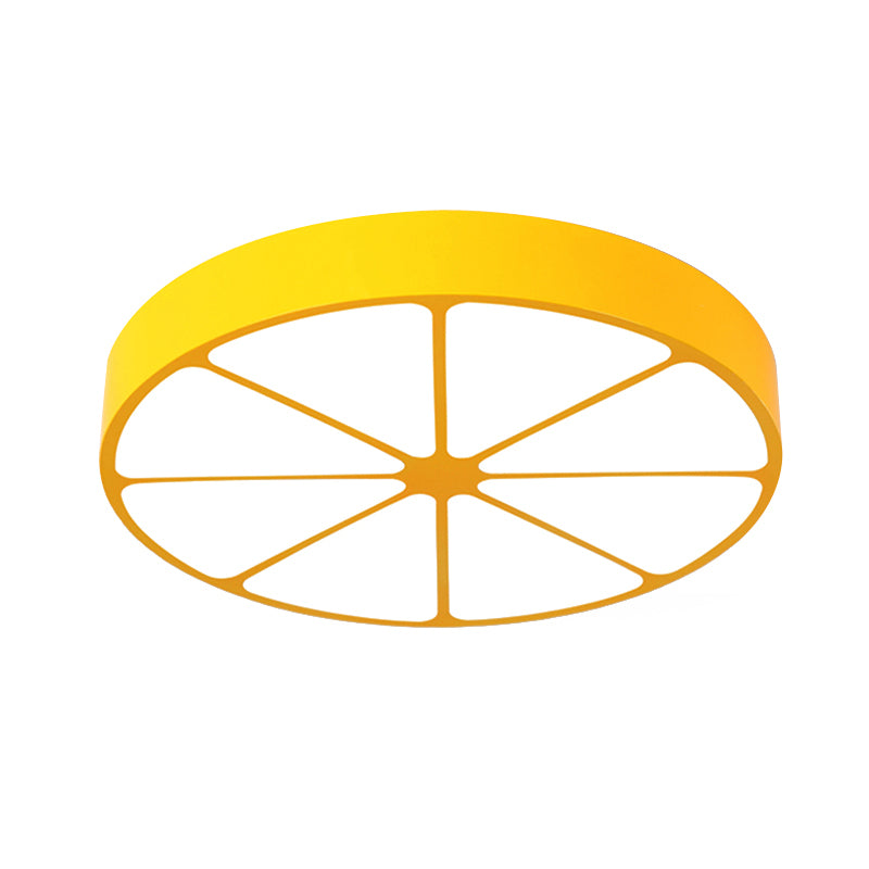 Kindergarten Flat Lemon Ceiling Mount Light Acrylic Modern Stylish Ceiling Lamp Clearhalo 'Ceiling Lights' 'Close To Ceiling Lights' 'Close to ceiling' 'Flush mount' Lighting' 202753