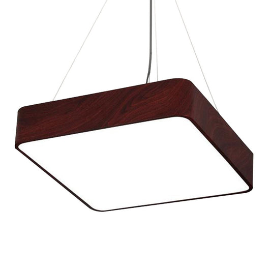 Square Ceiling Pendant Light Simple Acrylic Dining Room LED Suspended Lighting Fixture Clearhalo 'Ceiling Lights' 'Modern Pendants' 'Modern' 'Pendant Lights' 'Pendants' Lighting' 2044193