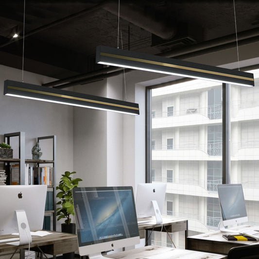 Rectangular Hanging Pendant Contemporary Metal Meeting Room LED Suspension Lighting Clearhalo 'Ceiling Lights' 'Modern Pendants' 'Modern' 'Pendant Lights' 'Pendants' Lighting' 2044247