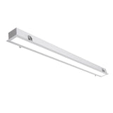 White Linear Flush Mount Light Simplicity Metal Surface Mounted LED Ceiling Lamp White Clearhalo 'Ceiling Lights' 'Close To Ceiling Lights' 'Close to ceiling' 'Flush mount' Lighting' 2044271