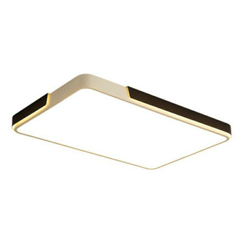 Geometrical Acrylic Flush Mount Lighting Minimalist White LED Flush Mount Fixture Clearhalo 'Ceiling Lights' 'Close To Ceiling Lights' 'Close to ceiling' 'Flush mount' Lighting' 2046485