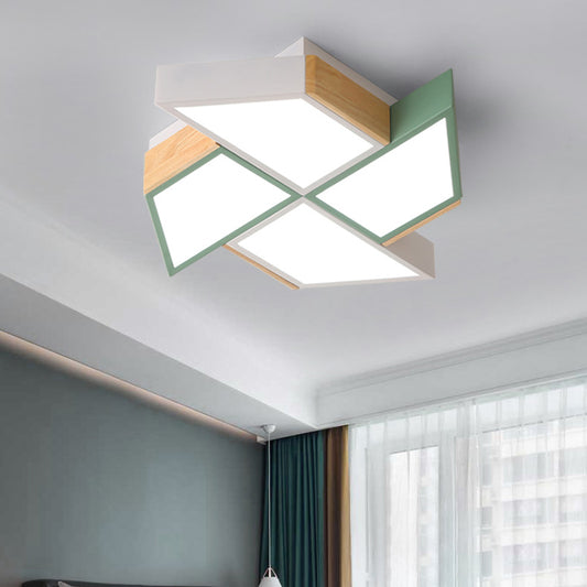 Child Bedroom Toy Windmill Ceiling Mount Light Acrylic Nordic Style Ceiling Lamp Clearhalo 'Ceiling Lights' 'Close To Ceiling Lights' 'Close to ceiling' 'Flush mount' Lighting' 205372