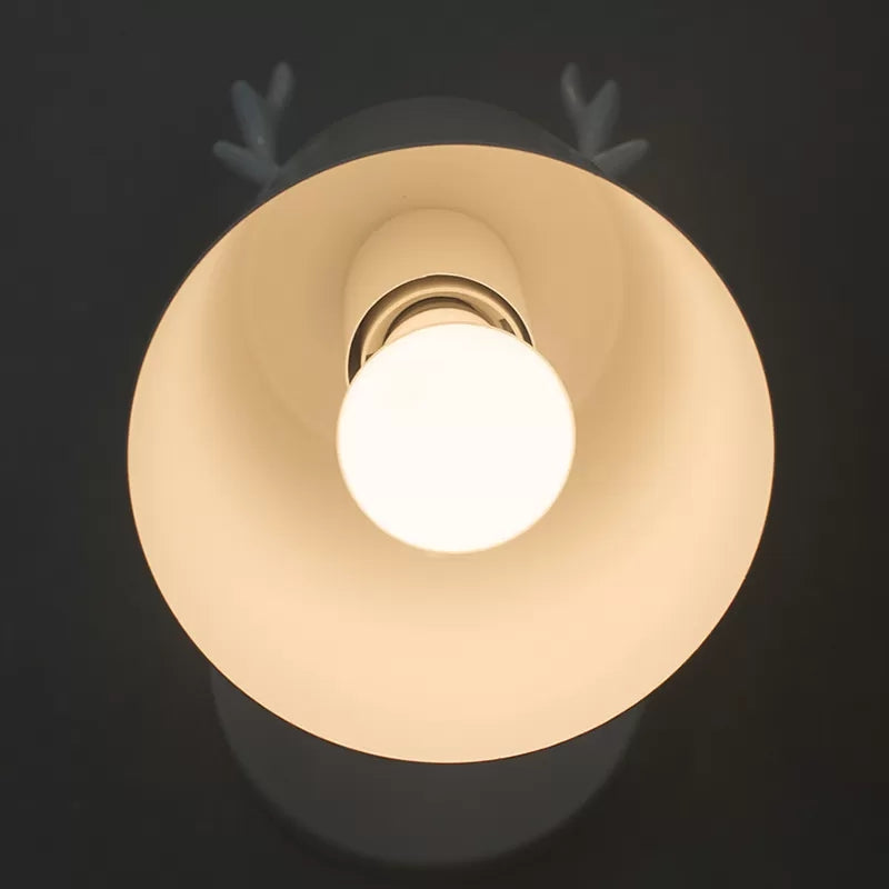 Rotatable Contemporary Antlers Wall Sconce Metal 1 Light White Wall Lamp for Hallway Clearhalo 'Wall Lamps & Sconces' 'Wall Lights' Lighting' 205644