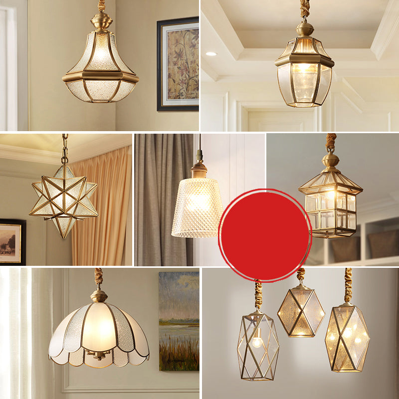 Gold Single-Bulb Ceiling Light Simplicity Metal Geometric Shaped Hanging Pendant Light Clearhalo 'Ceiling Lights' 'Pendant Lights' 'Pendants' Lighting' 2058157