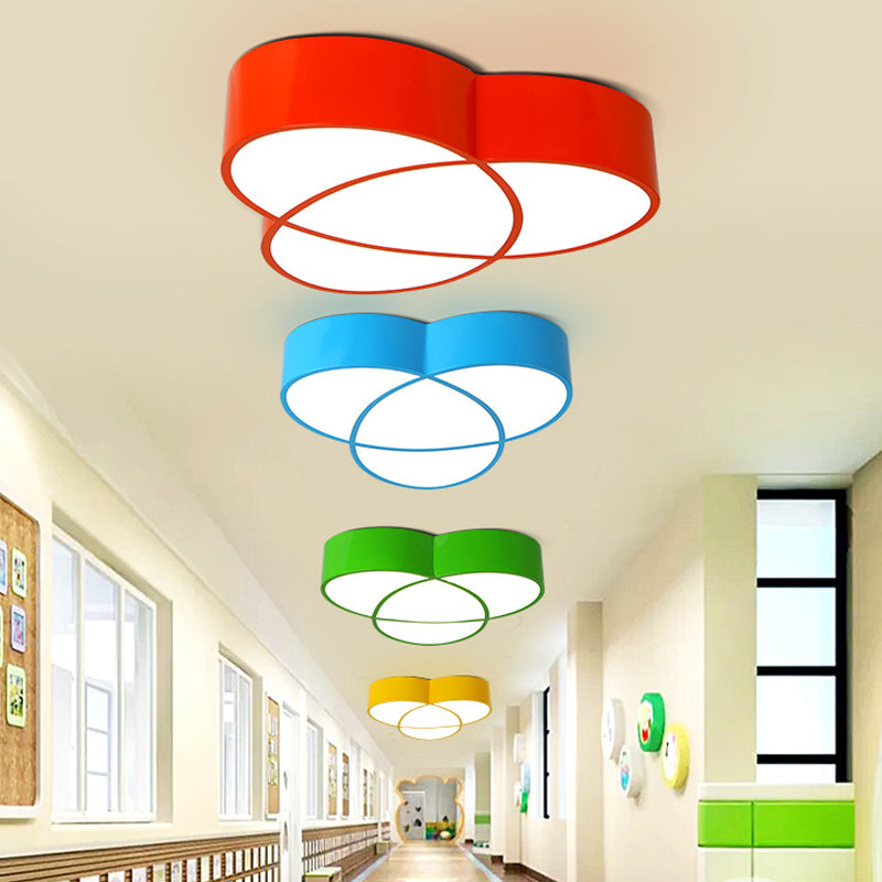 Flower Shaped Ceiling Light Modern Stylish Acrylic Flush Mount Light for Restaurant Clearhalo 'Ceiling Lights' 'Close To Ceiling Lights' 'Close to ceiling' Lighting' 205829