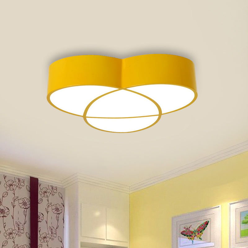 Flower Shaped Ceiling Light Modern Stylish Acrylic Flush Mount Light for Restaurant Clearhalo 'Ceiling Lights' 'Close To Ceiling Lights' 'Close to ceiling' Lighting' 205833