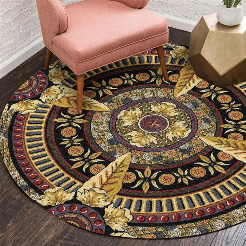Exotic Moroccan Rug Multi Color Flower Pattern Rug Anti-Slip Pet Friendly Stain Resistant Carpet for Home Golden Clearhalo 'Area Rug' 'Moroccan' 'Rugs' Rug' 2058544