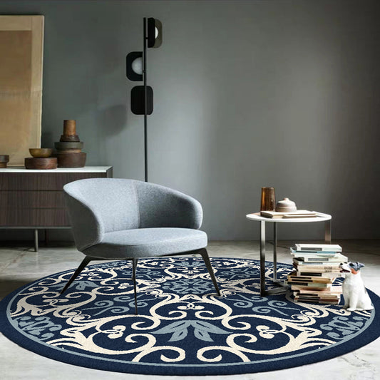 Moroccan Bedroom Area Rug Multicolor Scrolling Pattern Rug Synthetics Non-Slip Washable Pet Friendly Indoor Carpet Clearhalo 'Area Rug' 'Moroccan' 'Rugs' Rug' 2058689