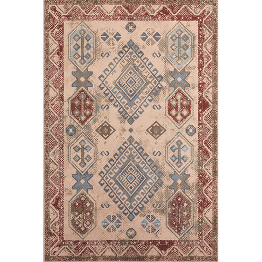 Unusual Rhombus Patterned Rug Multi-Color Moroccan Rug Polyester Pet Friendly Stain Resistant Non-Slip Carpet for Great Room Clearhalo 'Area Rug' 'Moroccan' 'Rugs' Rug' 2059168