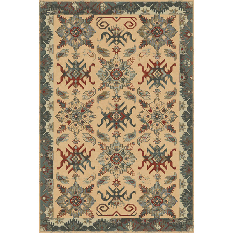 Unusual Rhombus Patterned Rug Multi-Color Moroccan Rug Polyester Pet Friendly Stain Resistant Non-Slip Carpet for Great Room Dark Beige Clearhalo 'Area Rug' 'Moroccan' 'Rugs' Rug' 2059174