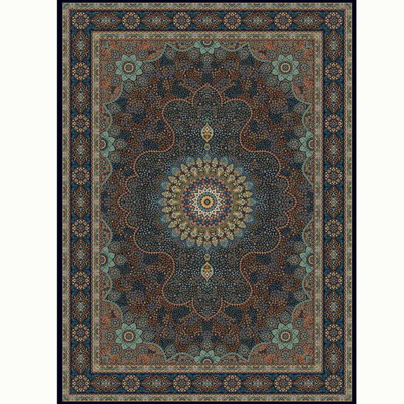 Aesthetic Moroccan Rug Multi Colored Flower Rug Pet Friendly Anti-Slip Backing Machine Washable Carpet for Guest Room Clearhalo 'Area Rug' 'Moroccan' 'Rugs' Rug' 2070154
