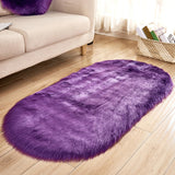 Stylish Plain Rug Multi Color Natural Carpet Fluffy Stain Resistant Pet Friendly Anti-Slip Backing Rug for Living Room Purple Clearhalo 'Area Rug' 'Casual' 'Rugs' Rug' 2070607