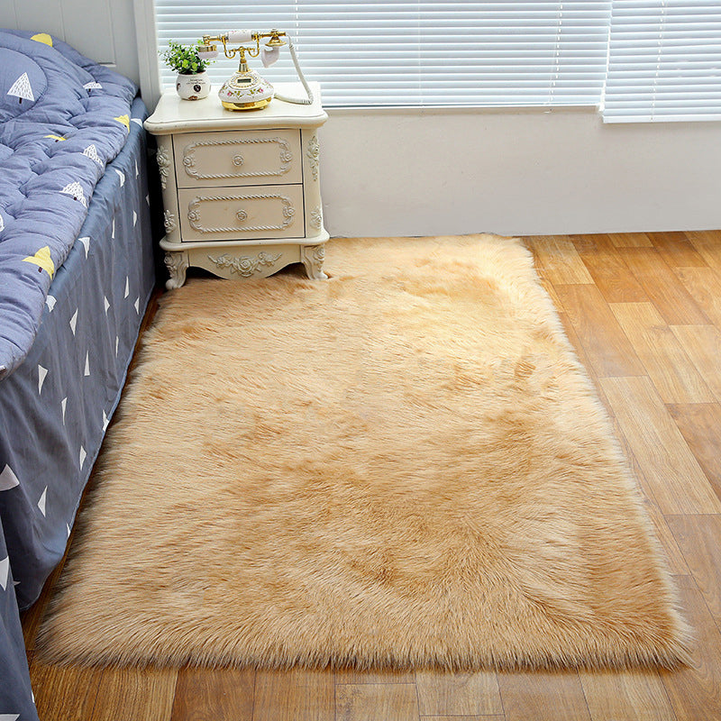 Decorative Calming Indoor Rug Multi Colored Plain Rug Stain Resistant Anti-Slip Machine Washable Carpet for Bedroom Light Camel Clearhalo 'Area Rug' 'Casual' 'Rugs' Rug' 2070740