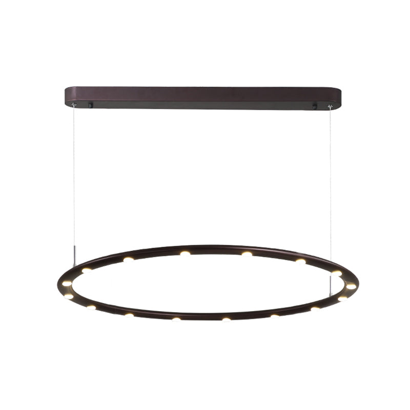 1/2 Tiers Ring Chandelier Light Modern Acrylic Black/White Bedroom LED Hanging Light in Warm/White Light Clearhalo 'Ceiling Lights' 'Chandeliers' 'Modern Chandeliers' 'Modern' Lighting' 207607