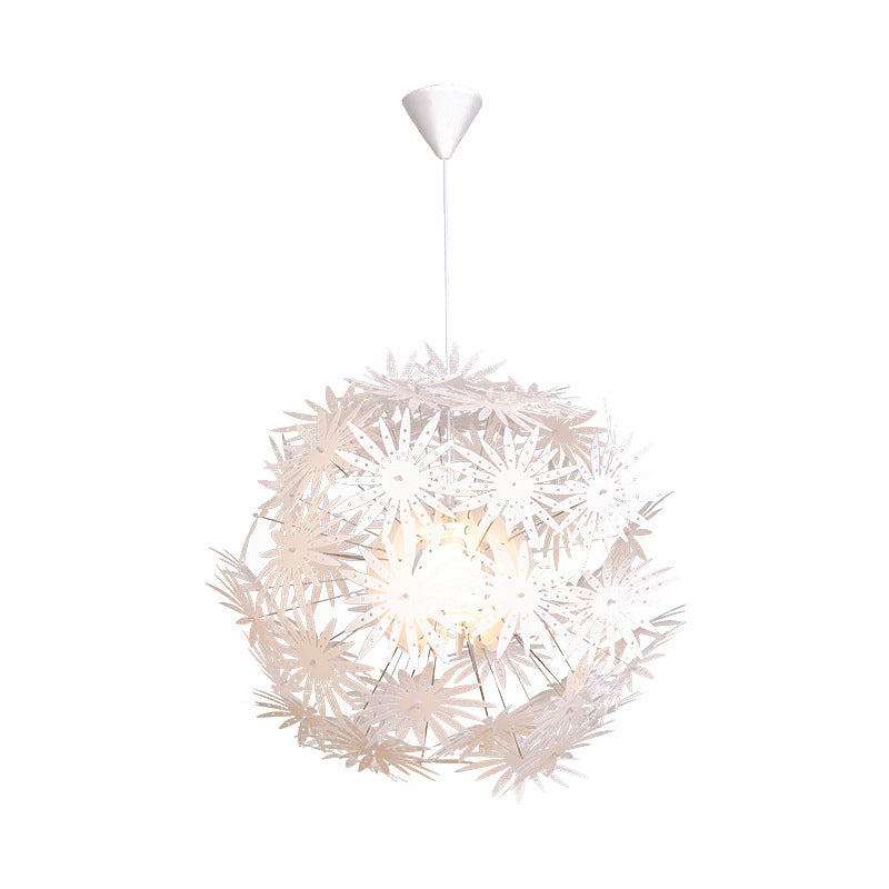 Sputnik Bedroom Ceiling Pendant Acrylic 1 Light Art Deco Suspension Light, 19"/23.5" Wide Clearhalo 'Ceiling Lights' 'Modern Pendants' 'Modern' 'Pendant Lights' 'Pendants' Lighting' 208477