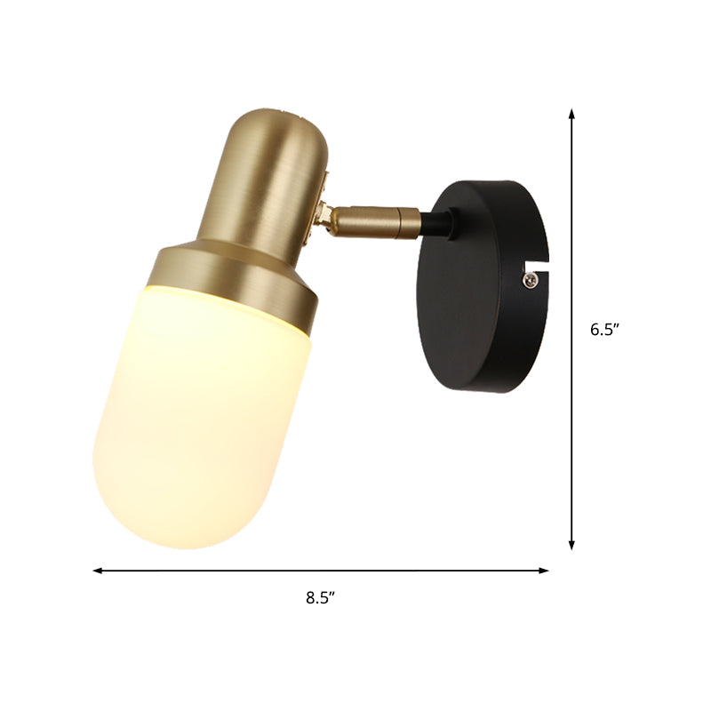 Modern Capsule Glass Sconce Light 1/2/3 Lights Wall Mount Light with Black Arm and Backplate Clearhalo 'Cast Iron' 'Glass' 'Industrial' 'Modern wall lights' 'Modern' 'Tiffany' 'Traditional wall lights' 'Wall Lamps & Sconces' 'Wall Lights' Lighting' 210129