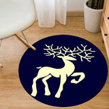 Aesthetics Animal Pattern Rug Multi Colored Cartoon Carpet Polyester Machine Washable Anti-Slip Backing Pet Friendly Rug for Child Room Black Clearhalo 'Area Rug' 'Rug' 2105959