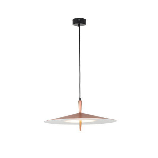 Rose Gold Slim Suspension Pendant Contemporary 1 Light Led Acrylic Hanging Ceiling Light in White Light Clearhalo 'Ceiling Lights' 'Modern Pendants' 'Modern' 'Pendant Lights' 'Pendants' Lighting' 210710