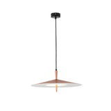 Rose Gold Slim Suspension Pendant Contemporary 1 Light Led Acrylic Hanging Ceiling Light in White Light Clearhalo 'Ceiling Lights' 'Modern Pendants' 'Modern' 'Pendant Lights' 'Pendants' Lighting' 210710