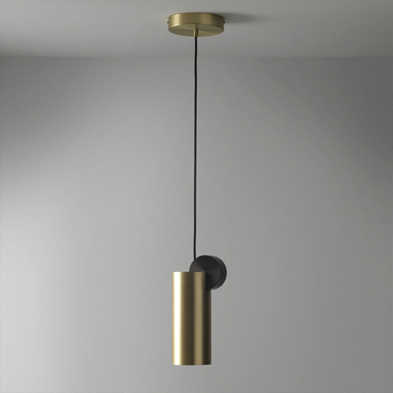 Geometric Shaped Metallic LED Ceiling Light Simplicity Gold Hanging Lamp for Dining Room Clearhalo 'Ceiling Lights' 'Modern Pendants' 'Modern' 'Pendant Lights' 'Pendants' Lighting' 2121183