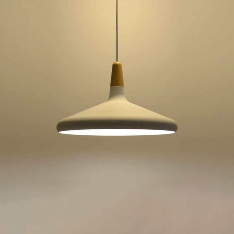 Cone Shade Ceiling Light Simplicity Metallic 1��Head Dining Room Pendant Light Fixture Clearhalo 'Ceiling Lights' 'Modern Pendants' 'Modern' 'Pendant Lights' 'Pendants' Lighting' 2121222