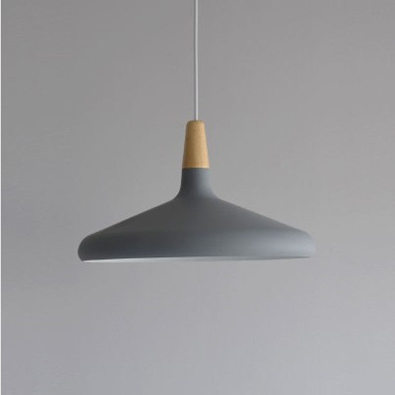 Cone Shade Ceiling Light Simplicity Metallic 1��Head Dining Room Pendant Light Fixture Grey Large Clearhalo 'Ceiling Lights' 'Modern Pendants' 'Modern' 'Pendant Lights' 'Pendants' Lighting' 2121232