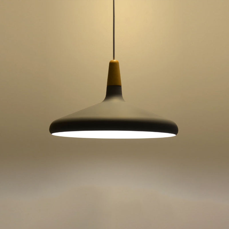 Cone Shade Ceiling Light Simplicity Metallic 1��Head Dining Room Pendant Light Fixture Clearhalo 'Ceiling Lights' 'Modern Pendants' 'Modern' 'Pendant Lights' 'Pendants' Lighting' 2121233