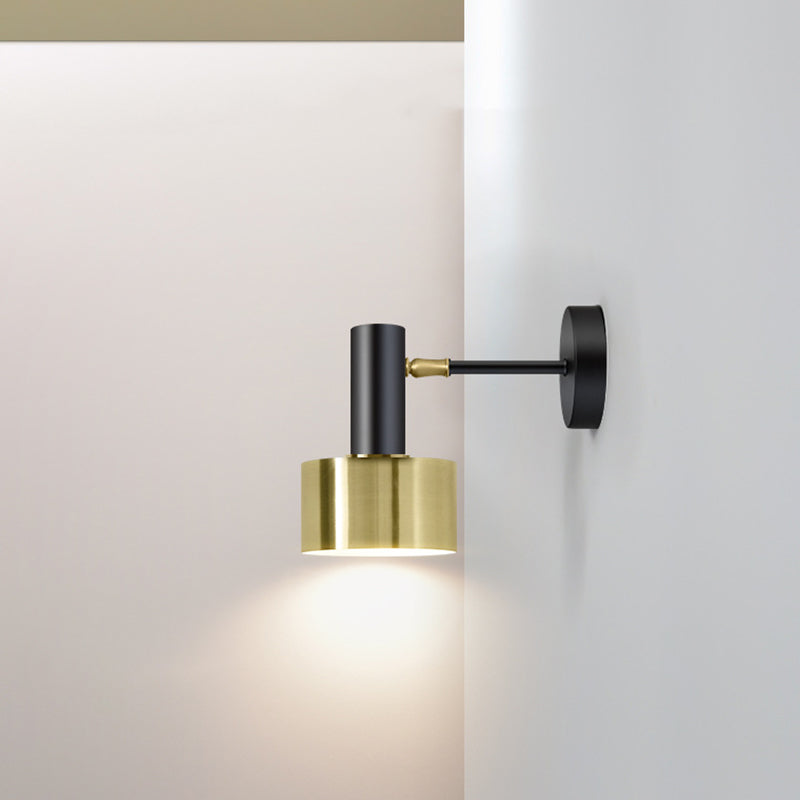 Simplicity Grenade Shaped Wall Lamp Metallic Single Bedside Wall Lighting Fixture Clearhalo 'Cast Iron' 'Glass' 'Industrial' 'Modern wall lights' 'Modern' 'Tiffany' 'Traditional wall lights' 'Wall Lamps & Sconces' 'Wall Lights' Lighting' 2121528