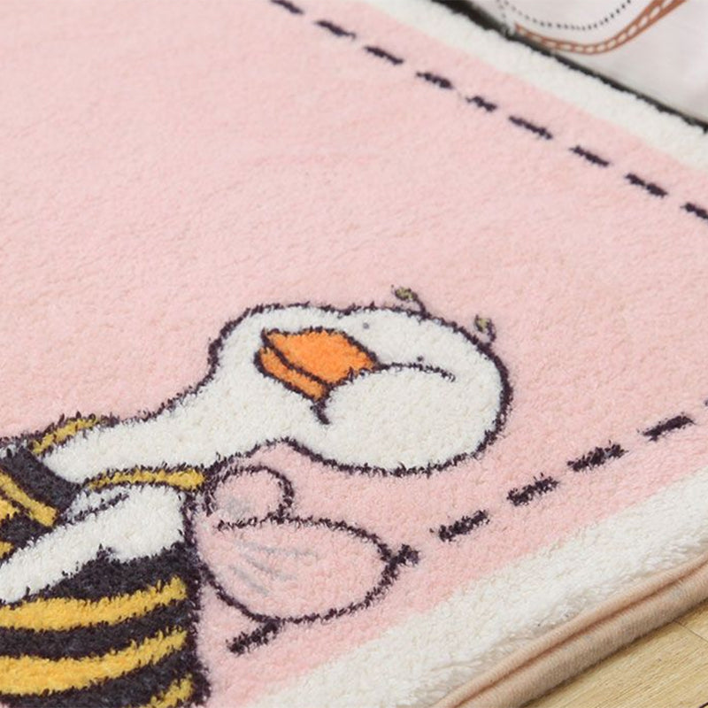 Pastel Multi Colored Scandinavian Rug Cotton Animal Rug Machine Wash Carpet for Girls Room Clearhalo 'Area Rug' 'Rug' 2122975