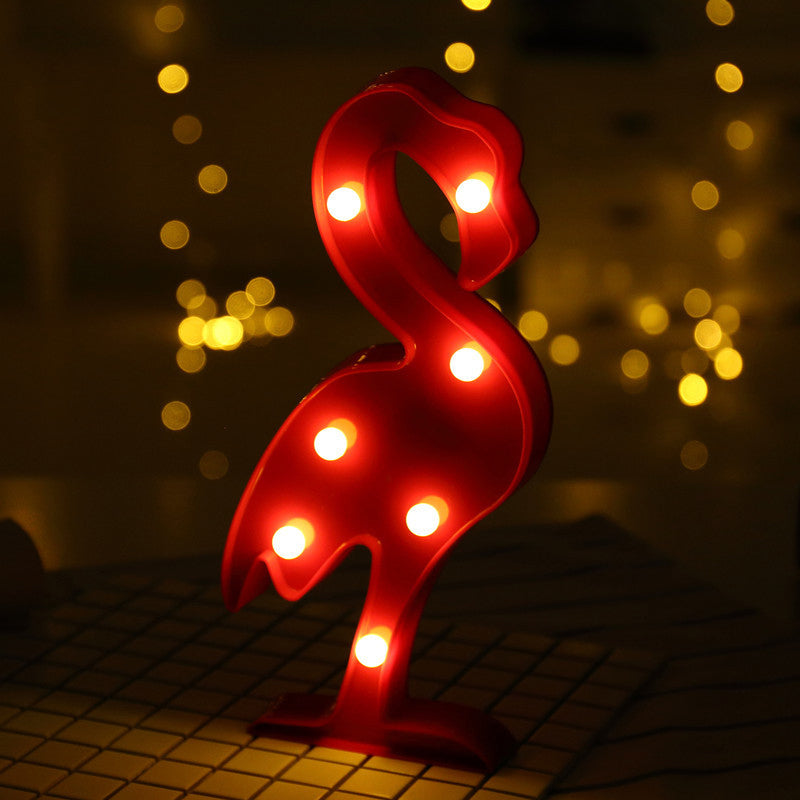 Cartoon Shaped Bedroom Battery Wall Lighting Plastic Art Decor LED Nightstand Lamp Red Battery Clearhalo 'Night Lights' 'Wall Lights' Lighting' 2137376