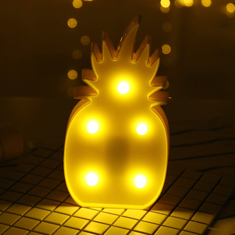 Cartoon Shaped Bedroom Battery Wall Lighting Plastic Art Decor LED Nightstand Lamp Yellow Battery Clearhalo 'Night Lights' 'Wall Lights' Lighting' 2137378