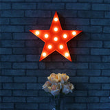 Star Shaped LED Night Lighting Artistic Plastic Kindergarten Battery Powered Wall Light Clearhalo 'Night Lights' 'Wall Lights' Lighting' 2137391