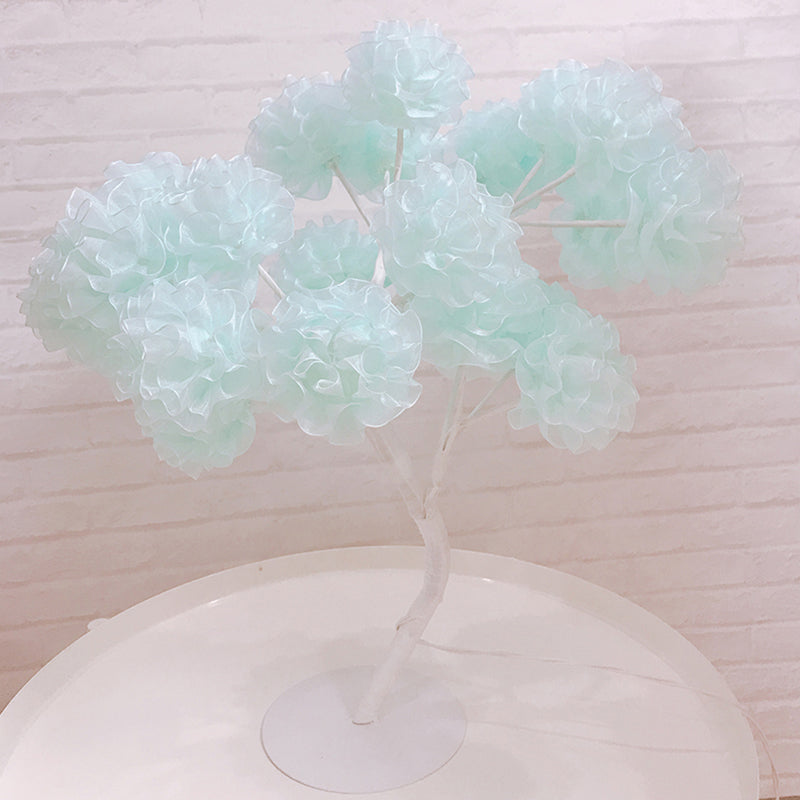 Tree Shaped USB Table Lamp Kids Style Plastic Living Room LED Nightstand Lighting Blue USB Clearhalo 'Night Lights' 'Wall Lights' Lighting' 2137585