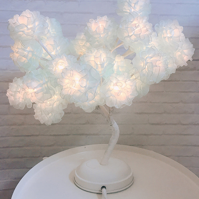 Tree Shaped USB Table Lamp Kids Style Plastic Living Room LED Nightstand Lighting Blue Rechargeable Clearhalo 'Night Lights' 'Wall Lights' Lighting' 2137586