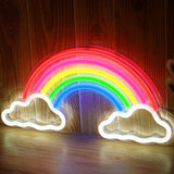 Plastic Cartoon Shaped USB Wall Lighting Artistic LED Neon Night Light for Living Room Clearhalo 'Night Lights' 'Wall Lights' Lighting' 2137746