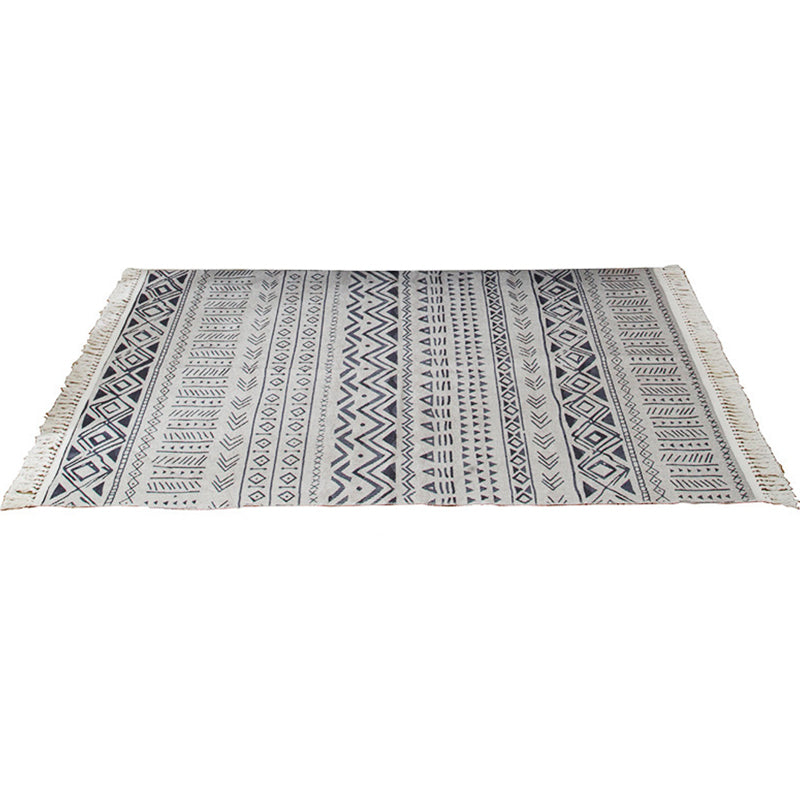 Stylish Boho Chic Rug Multicolor Geometric Rug Machine Wash Tassel-Trimmed Rug for Home Clearhalo 'Area Rug' 'Bohemian' 'Rugs' Rug' 2141522